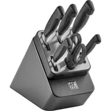 Zwilling Vier Sterne Selbstschärfender Messerblock 7-tlg. Anthrazit