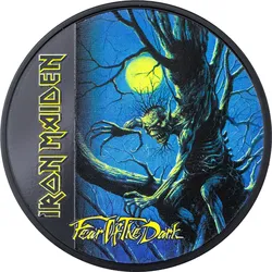 1 Unze-Silbermünze "Iron Maiden - Fear of the Dark"