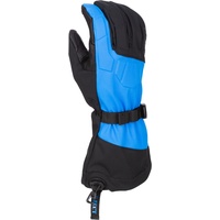Klim Togwotee Gauntlet Snowmobil Handschuhe, schwarz-blau, Größe XL