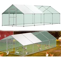 isoisl Freilaufgehege 3 x 6 x 2 m grau/silber