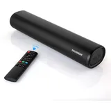 Bluetooth Soundbar für TV Geräte, PC Lautsprecher, Fernbedienung im Lieferumfang enthalten, kompakt, mit 3 EQ Modi für TV 4K Home Cinema, PC, Videoprojektor, Mobile Phones