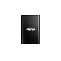 Gigastone Portable SSD 2TB - USB 3.1 Typ-C für PC Mac Laptop, Lesegeschwindigkeit bis zu 550 MB/s. Externe SSD Festplatte, 3D NAND Tragbares Solid State Drive