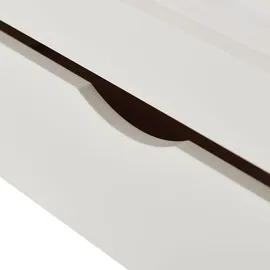 Homestyle4u Etagenbett 90 x 200 cm Kiefer massiv lackiert weiß