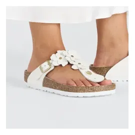 Birkenstock Gizeh Flower weiß 40