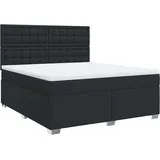vidaXL Boxspringbett 180 x 200 cm Schwarz