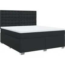 vidaXL Boxspringbett 180 x 200 cm Schwarz