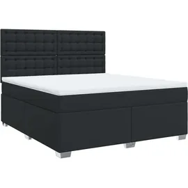 vidaXL Boxspringbett 180 x 200 cm Schwarz