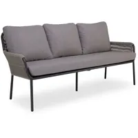 CASANOVA Sitzbank Como Grau 198 x 86 x 59 cm
