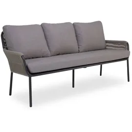 CASANOVA Sitzbank Como Grau 198 x 86 x 59 cm