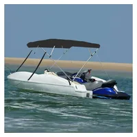 vidaXL Bimini-Top 4-Bow 243 x 180 x 137 cm Schwarz