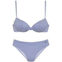 S.Oliver Bügel-Bikini Damen hellblau-weiß Gr.40 Cup C