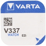 Varta Wentronic Knopfzelle (V337/SR512, S416 SW/V 337, Varta V337, SR416SW für Uhren etc.