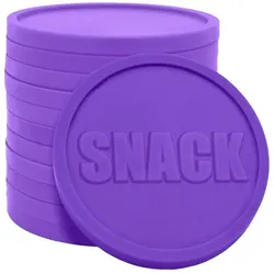 CombiCraft Wertmarken Chip  mit Reliefprägung - 250 Stück - in der Farbe Snack