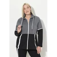 Ulla Popken Große Größen Sweatjacke, Damen, Größe: 50/52, Baumwolle/Polyester, Ulla Popken