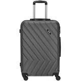 Travelite Paklite Quick 4-Rollen Cabin 64 cm / 64 l grau/anthrazit