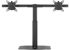 ACT Office AC8332 Dual-Monitorarm Höhenverstellbar 395 x 80 x 265 mm Schwarz 27