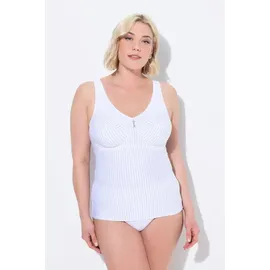 Ulla Popken Shaping-Hemd Nadelstreifen Weiß 90D