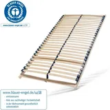 Sleepneo - Lattenrost 100x200, Lattenrahmen aus Buche, 7 Komfortzonen, 28 Latten, Federholzrahmen made in germany, Lattenrost Selbstmontage, Traglast