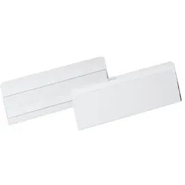 Durable Etikettentasche 1/2 A5 quer transparent 10 St.