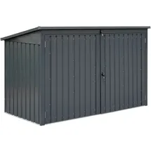 Floraworld Mülltonnenbox 233 x 101 x 134 cm grau