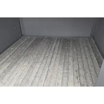 Wolff Finnhaus Holz-Fußboden 3024 18 mm Grau imprägniert