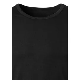 H.I.S. H.I.S Langarmshirts (2 Stück), aus Baumwolle, in schwarz | Gr.: 3XL,