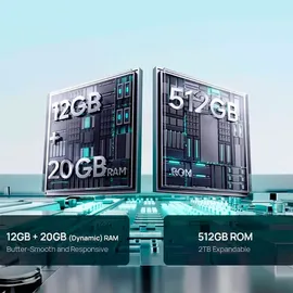 Ulefone Armor Pad 5 Pro 5G 11" 2025 12 GB RAM 512 GB Schwarz