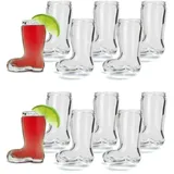 Stölzle Lausitz Stiefel Schnapsgläser 12er Set Gläser 12 ct
