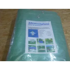 Aquagart Gewebeplane 220g 3m x 4m Abdeckplane Bootsplane Allzweckplane Plane