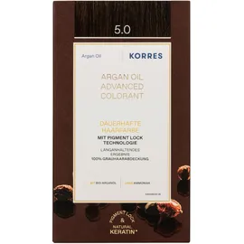Korres Arganöl Haarcoloration 5.0 light brown 145 ml