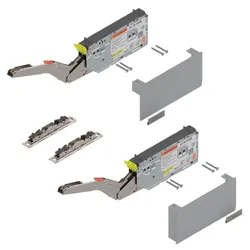 Blum AVENTOS HK-S Komplett-Set mit BLUMOTION, Soft-Close, Leistungsfaktor 1730 - 5200, Hellgrau