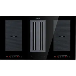 Klarstein Full House 2.0 DownAir System Induktionsherd Dunstabzugshaube 271 m3/h Schwarz