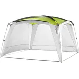 BRUNNER 2-teiliges Seitenwandset für Leichtpavillon Medusa II. 4 m x 4 m grün