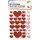 Folia Moosgummi Glitter-Sticker HEARTS LOVE 50 Stück