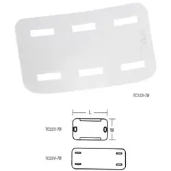 ABB TC223-TB Befestigungssockel Beschriftungsflaeche Kabelb. befestigt 7TAG009720R0006 TC223TB  - 1000 Stück