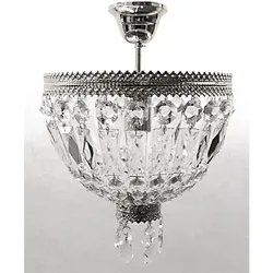 Cupola Nickel Hängeleuchte Nickel glänzend Ø 30cm