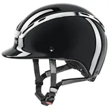 Reithelm Exxeed Shiny Chrome Helm Black Glossy / 54-56