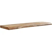 Wohnling Wandregal 100 x 4 x 26 cm Braun