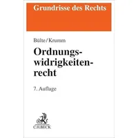 Beck C. H. Ordnungswidrigkeitenrecht