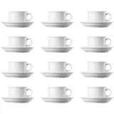 12 x Kaffeetasse 2-tlg. - Trend Weiß - Thomas - 11400-800001-14740 -