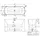 Villeroy & Boch Finion freistehende Badewanne 170 x 70 cm (177FIN7A1BCV401)
