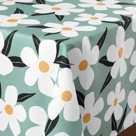 bricoline Tischdecke Douceur d'intérieur Darcy 140 x 240 cm Grün