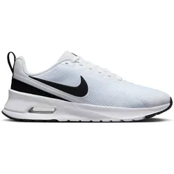 NIKE Herren Freizeitschuhe Air Max Nuaxis, WHITE/BLACK-WHITE, 45