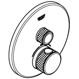 Grohe Grohtherm SmartControl Thermostat mit einem Absperrventil