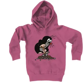 LOGOSHIRT Kapuzensweatshirt Der kleine Maulwurf bedruckt Pink 80/86