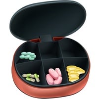 Tablettenbox Pillendose 7 Tage Klein Tragbare Medikamentenbox Feuchtigkeitsbeständiger Pillenbox BPA Frei Pill Box für Reisen und täglichen Gebrauch