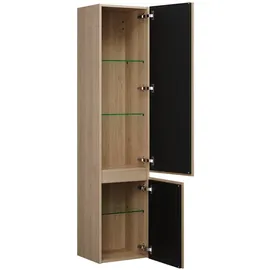 Burgbad Lin20 Hochschrank 40 x 34,5 cm Eiche Dekor Cashmere Holz