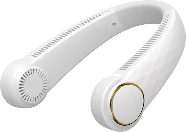 Aigostar NF-360A - Nackenventilator - USB Wiederaufladbar 360° Verstellbares Bladeless Design