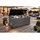 Estexo Auflagenbox Poly Rattan 150 x 80 x 80 cm Anthrazit-Grau