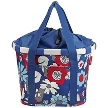 KLICKfix Bike Basket blau-rot